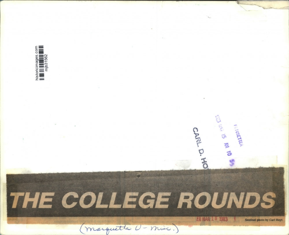 1883 Press Photo Marquette and University of Wisconsin-Milwaukee Beer Mugs