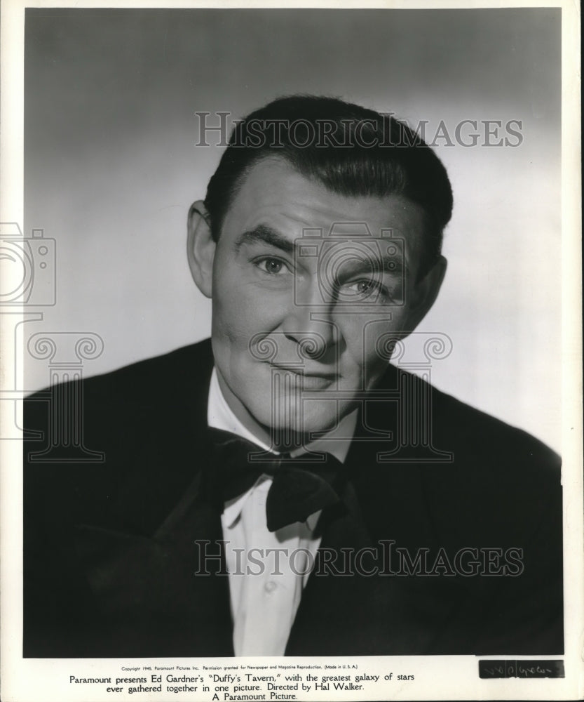 1945 Press Photo Ed Gardner stars in Paramount Picture&#39;s &quot;Duffy&#39;s Tavern&quot;- Historic Images