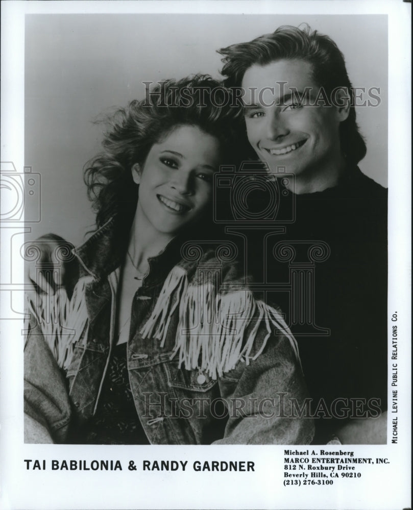 1988 Press Photo Ice skaters Tai Babilonia and Randy Gardner- Historic Images