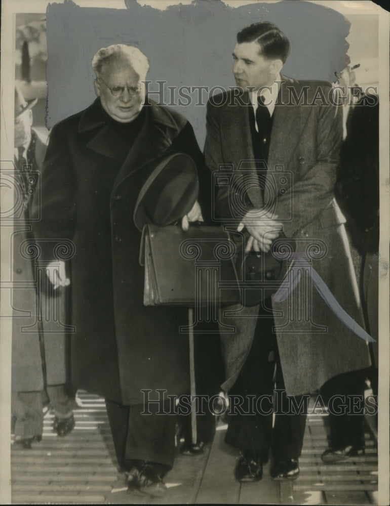 1943 Press Photo Maxim Litvinov with Andei Gromyko, San Francisco - mjb33225- Historic Images