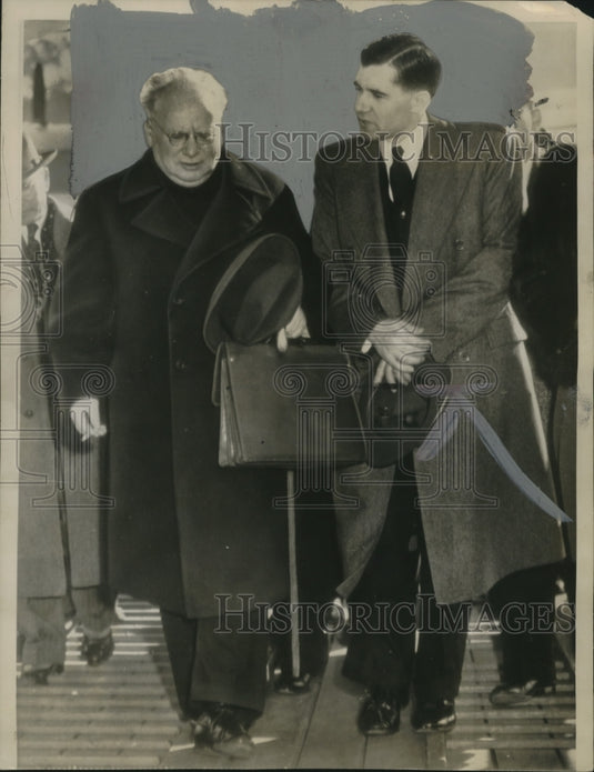 1943 Press Photo Maxim Litvinov with Andei Gromyko, San Francisco - mjb33225- Historic Images