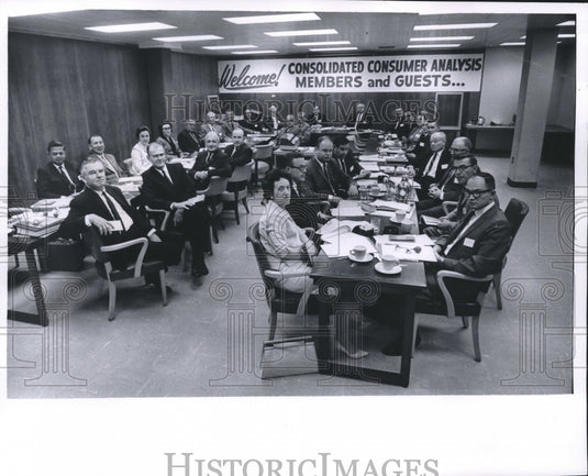 1965 Press Photo 21st Annual Meeting of the Consolidated Consumer Analysis Group- Historic Images