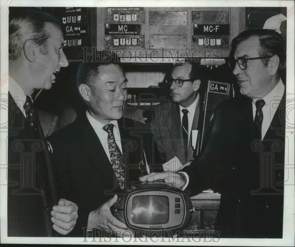 1972 Press Photo Masaharu Matsushuita, President of Matsushita Electric, Japan
