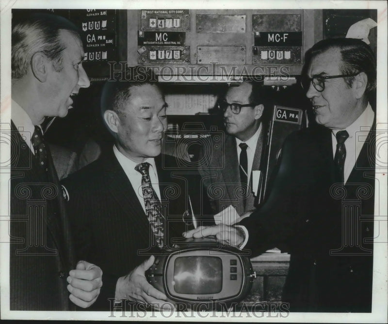 Load image into Gallery viewer, 1972 Press Photo Masaharu Matsushuita, President of Matsushita Electric, Japan
