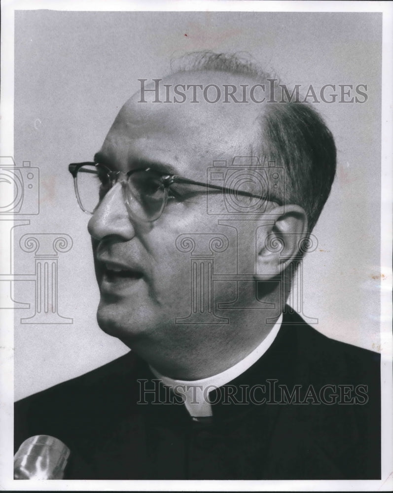 1958 Press Photo Archbishop Albert G. Meyer, Milwaukee- Historic Images