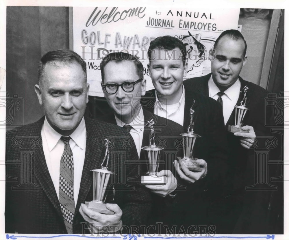 1962 Press Photo The Journal Sentinel Golf Award winners, Turner Hall