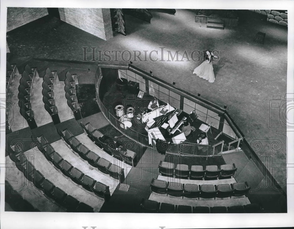 1975 Press Photo Marquette University Helfaer Memorial Theater - mjb38067- Historic Images