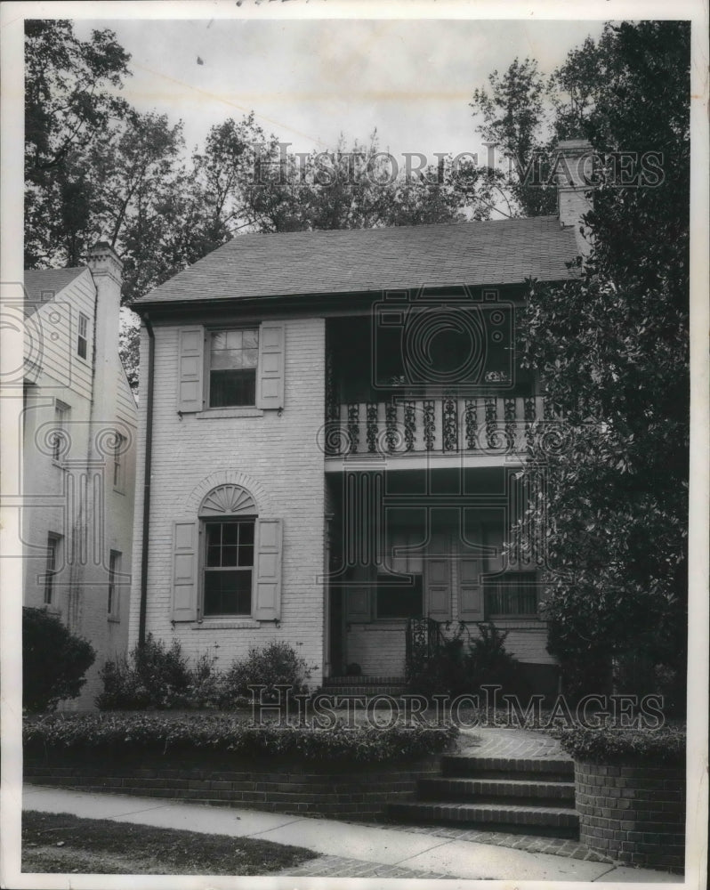 1963 Press Photo Home of Senator William Proxmire, Cleveland park section.- Historic Images