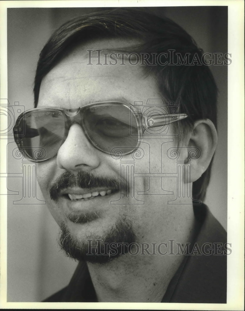 1980 Press Photo Ken Reichert Math Department Chariman at Wisconsin High School