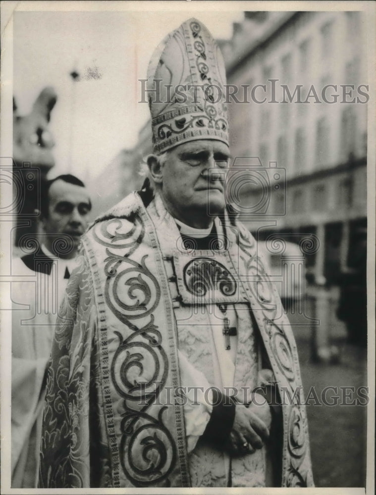 1967 Press Photo The archbishop of Canterbury, Michael Ramsey - mjb39641