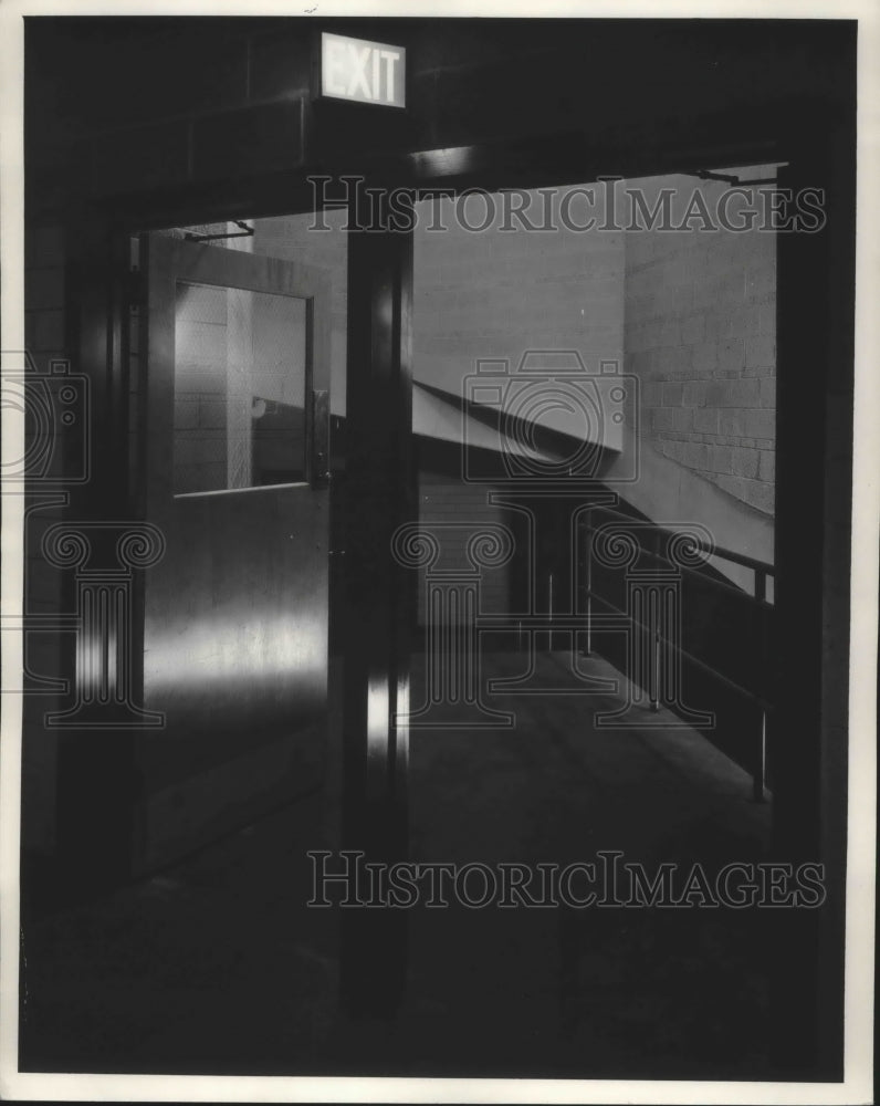1950 Press Photo Milwaukee Auditorium Sports Arena Interior - mjb42195