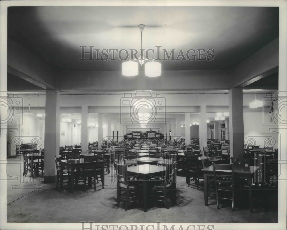 1950 Press Photo Milwaukee, Wisconsin auditorium restaurant - mjb43034- Historic Images