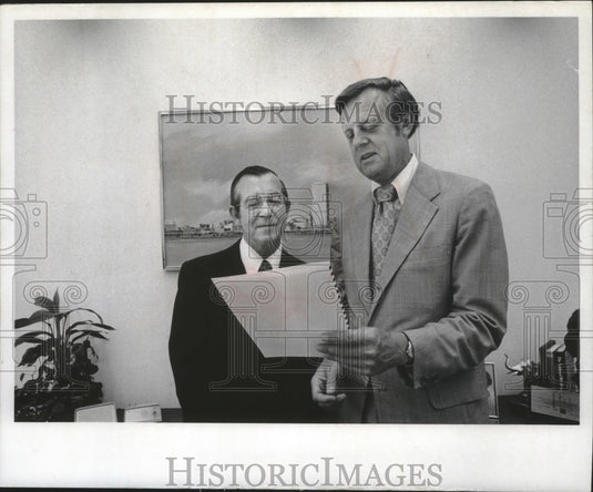 1973 Press Photo Frank R. Quinn, President, 1st Wisconsin Financial Corp.