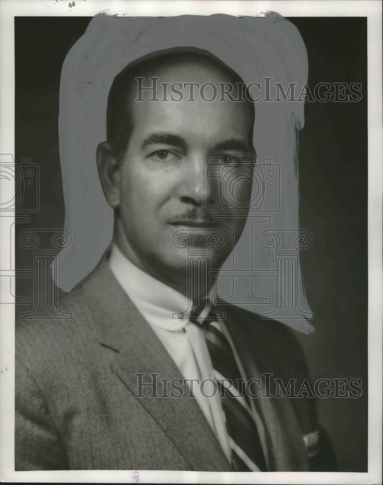 1957 Press Photo Robert Quick Chief Of Army And Air Force Motion Picture Service