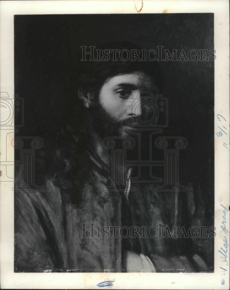 1969 Press Photo &quot;Christus,&quot; portrait of Christ, from the works of Rembrandt, WI- Historic Images