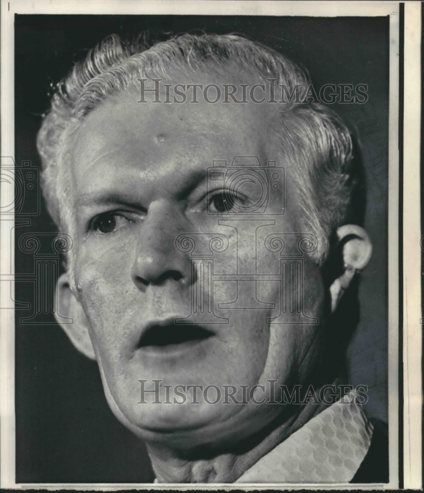 1972 Press Photo Arnold Miller, United Mine Worker President - mjb45050