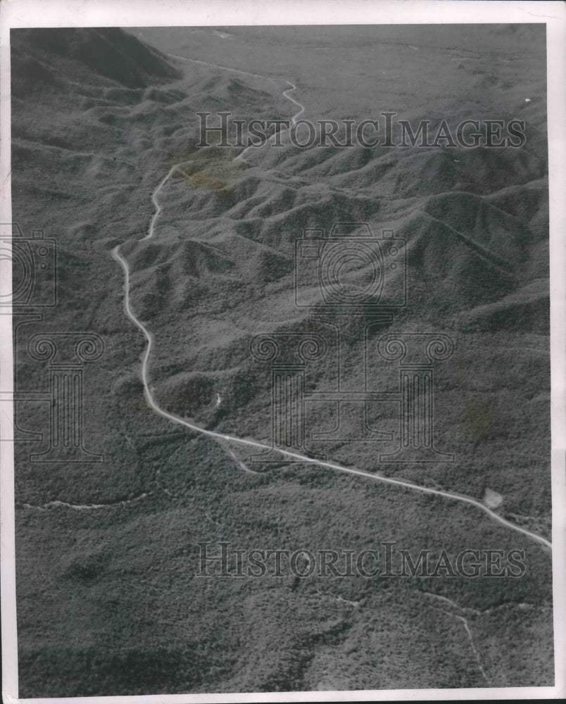 1944 Press Photo Pan American Highway south of Mexico City, Mexico - mjb45223