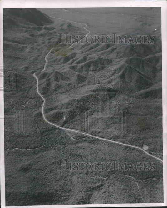 1944 Press Photo Pan American Highway south of Mexico City, Mexico - mjb45223