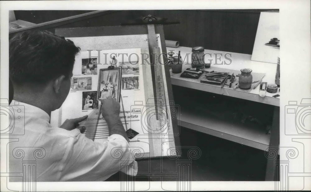 1964 Press Photo Milwaukee Journal Copy Service Department- Historic Images