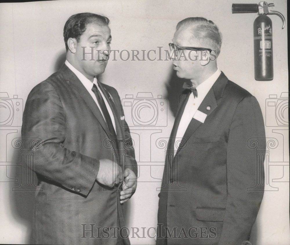 1958 Press Photo Rocky Marciano with Ray Grody - mjb45840- Historic Images