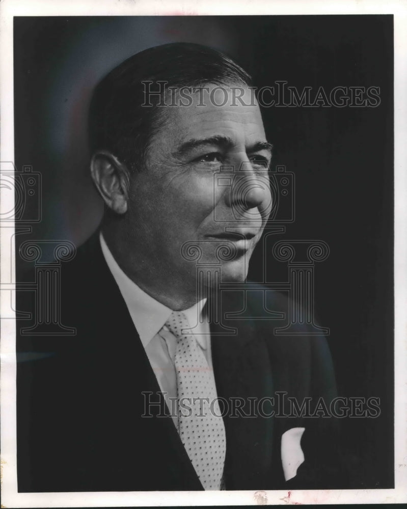 1969 Press Photo Adam L. Gimbel, President of Saks Fifth Avenue - mjb45999