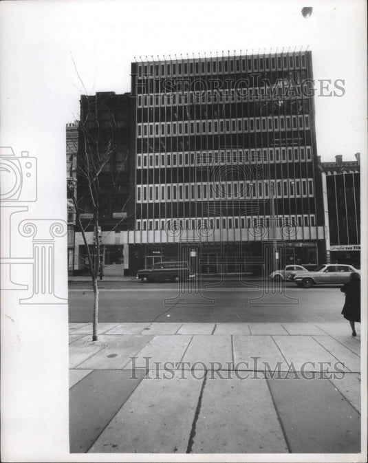 1966 Press Photo View of Milwaukee downtown buildings - mjb46748- Historic Images