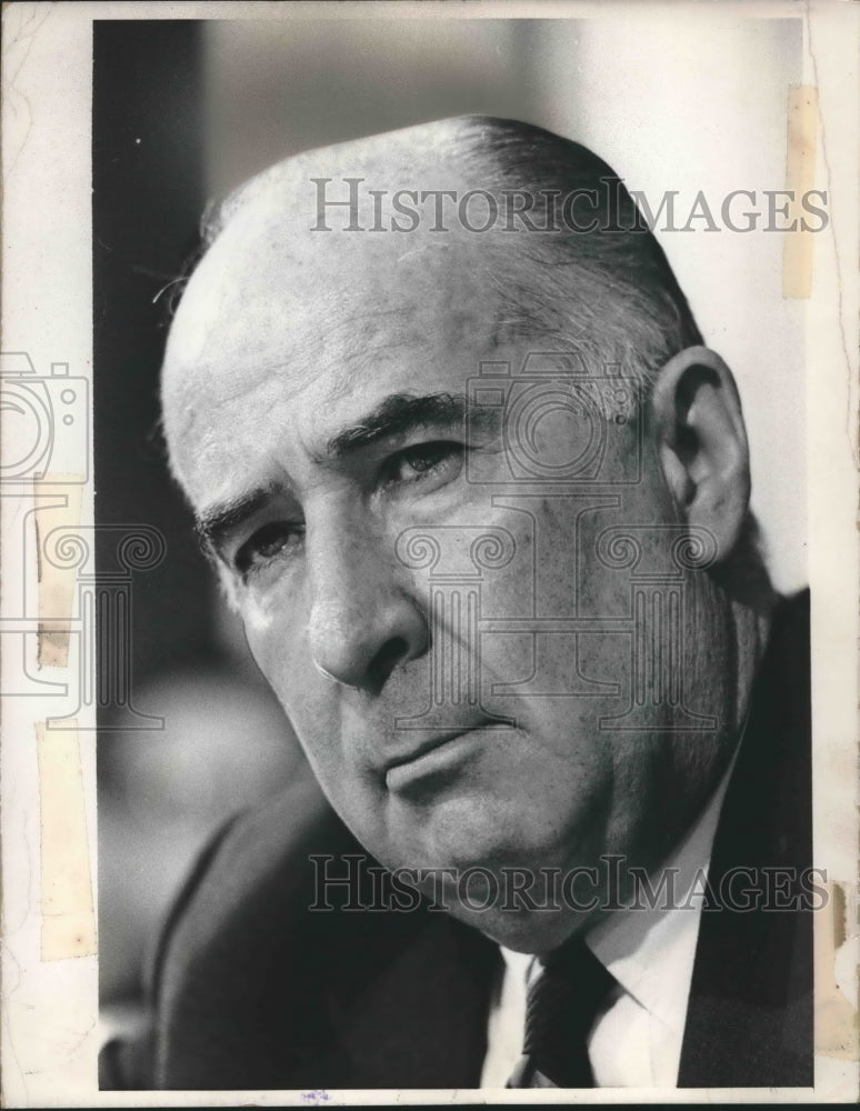 1970 Press Photo John Mitchell, United States Attorney General, Washington D.C.