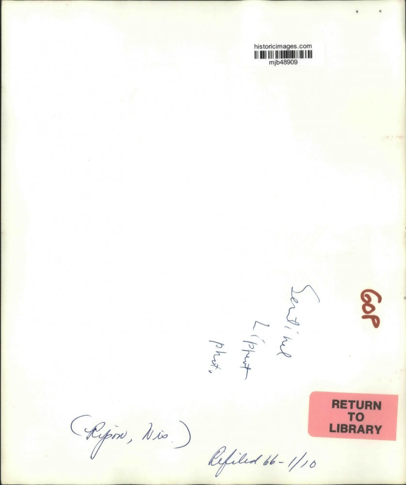 1966 Press Photo Birthplace of the Republican Party, in Ripon, Wisconsin