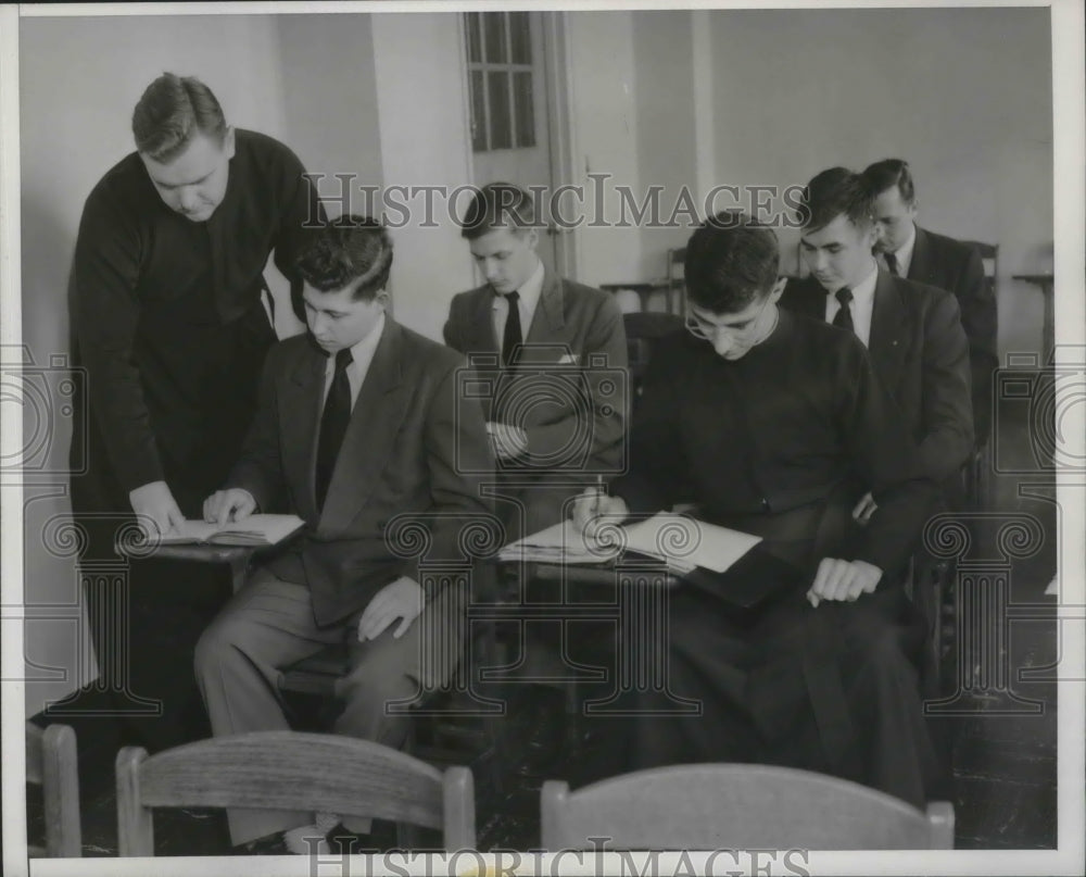 1952 Press Photo A group of missionary young men- Historic Images