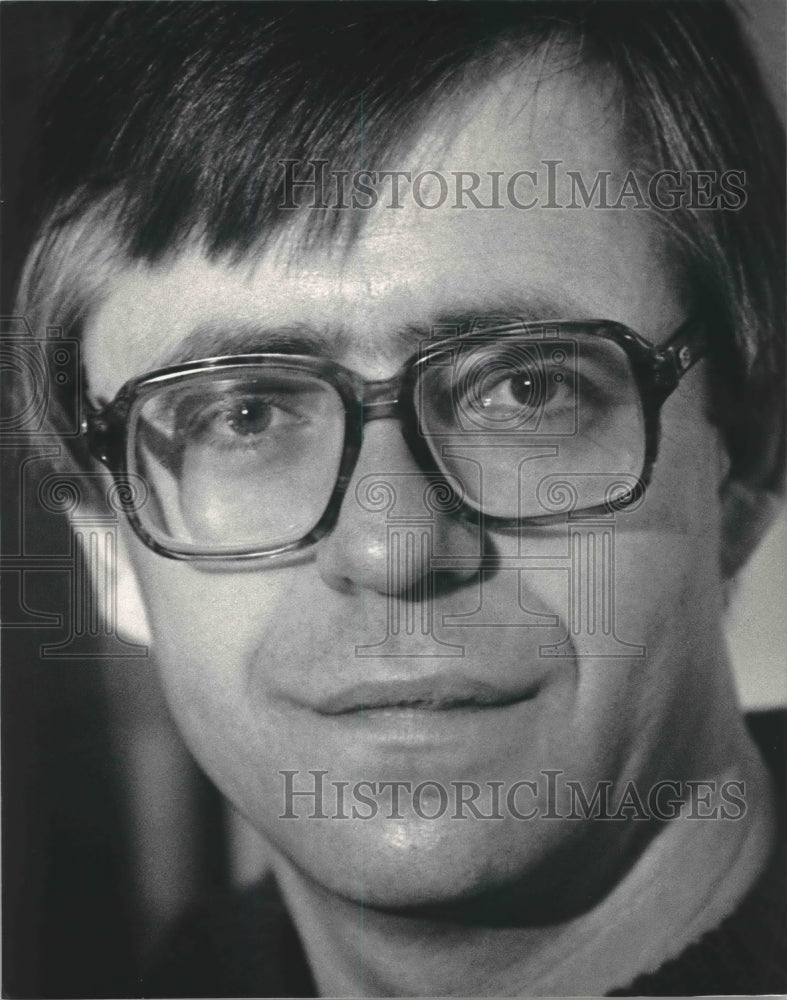 1986 Press Photo George Mitchell of Milwaukee- Historic Images