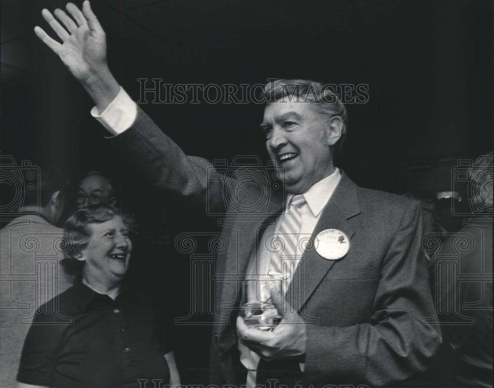 1986 Press Photo Candidate William Mitchell - mjb50522- Historic Images