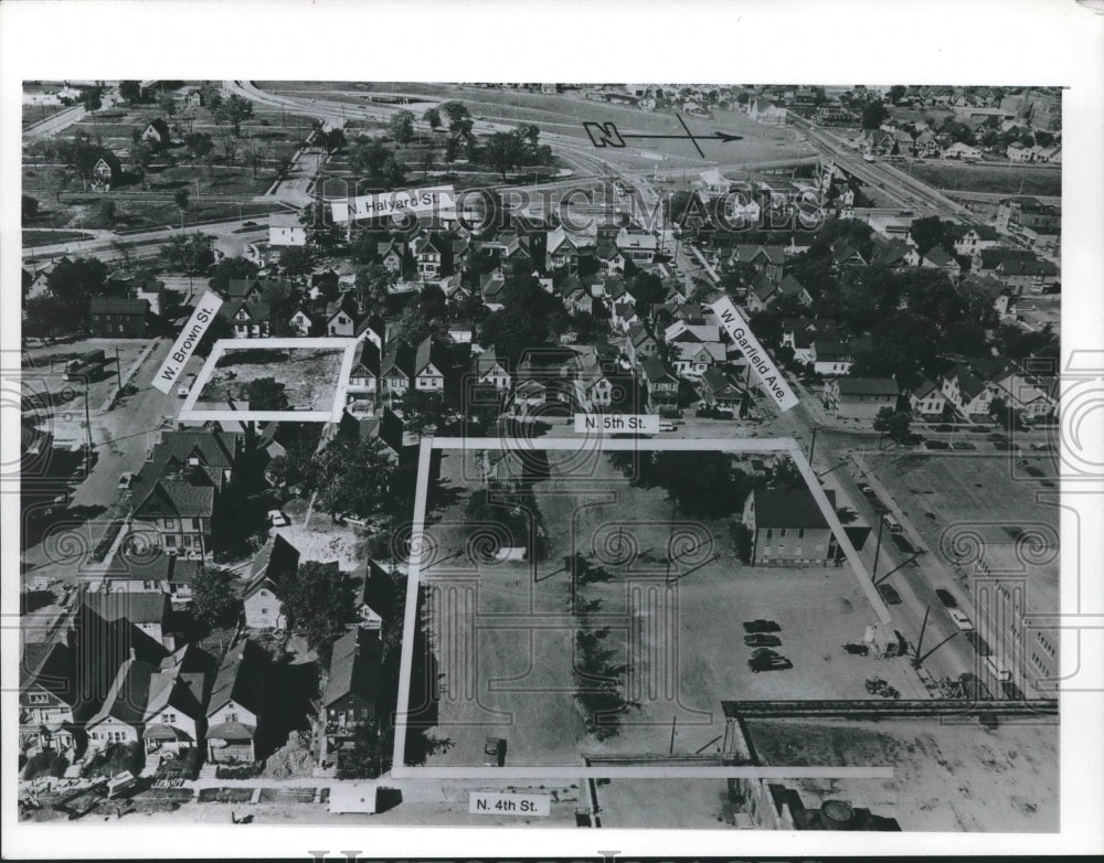 1974 Press Photo Land Was Cleared For New Housing In Halyard Development Area- Historic Images