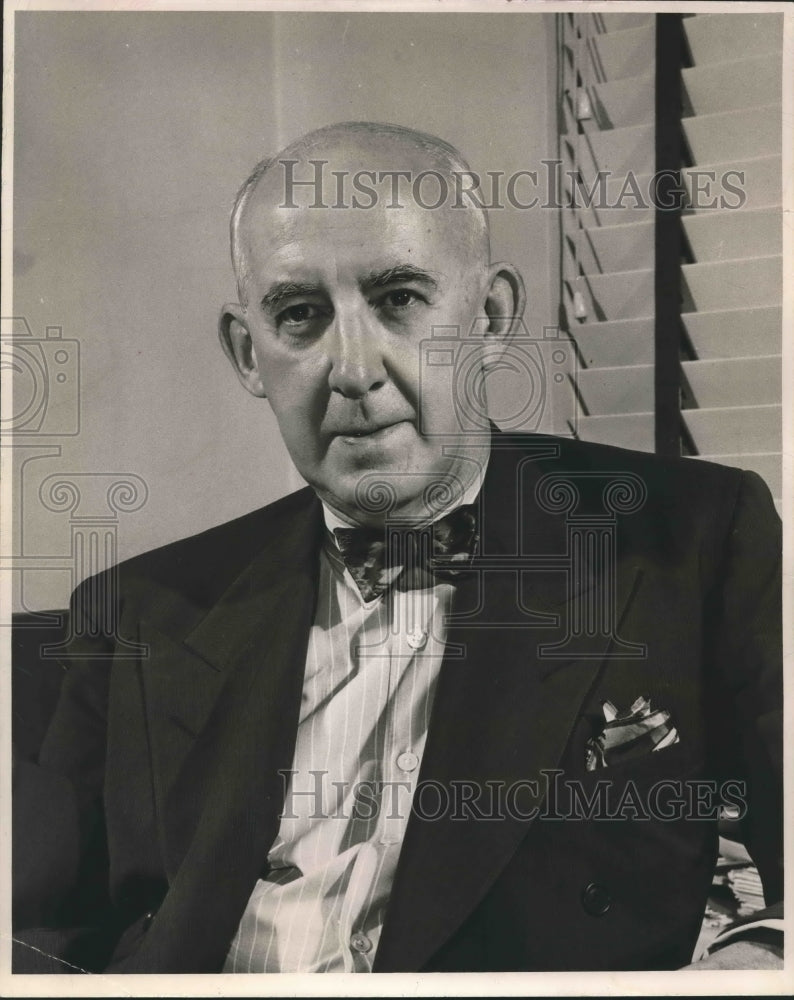 1966 Press Photo Raymond Moley, adviser to President Roosevelt, New York.- Historic Images