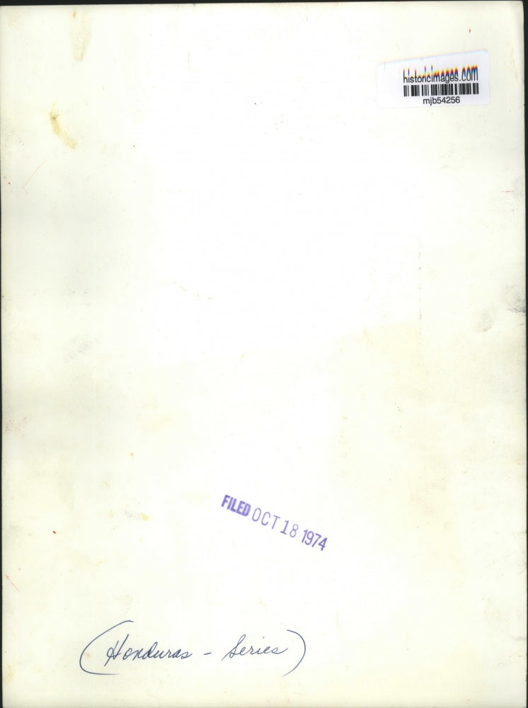 1974 Press Photo portrait of Honduran man - mjb54256