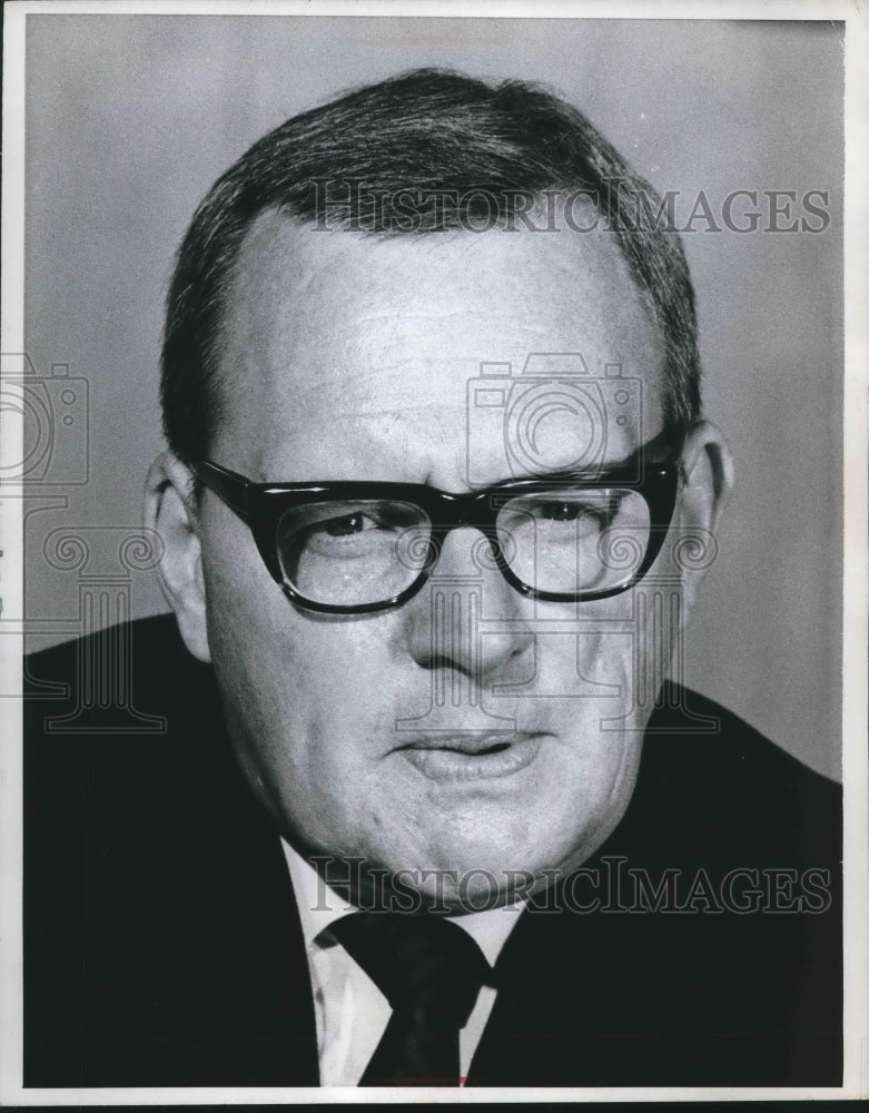 1968 Press Photo Sheriff Richard Oglivie runs as republican nominee for governor- Historic Images