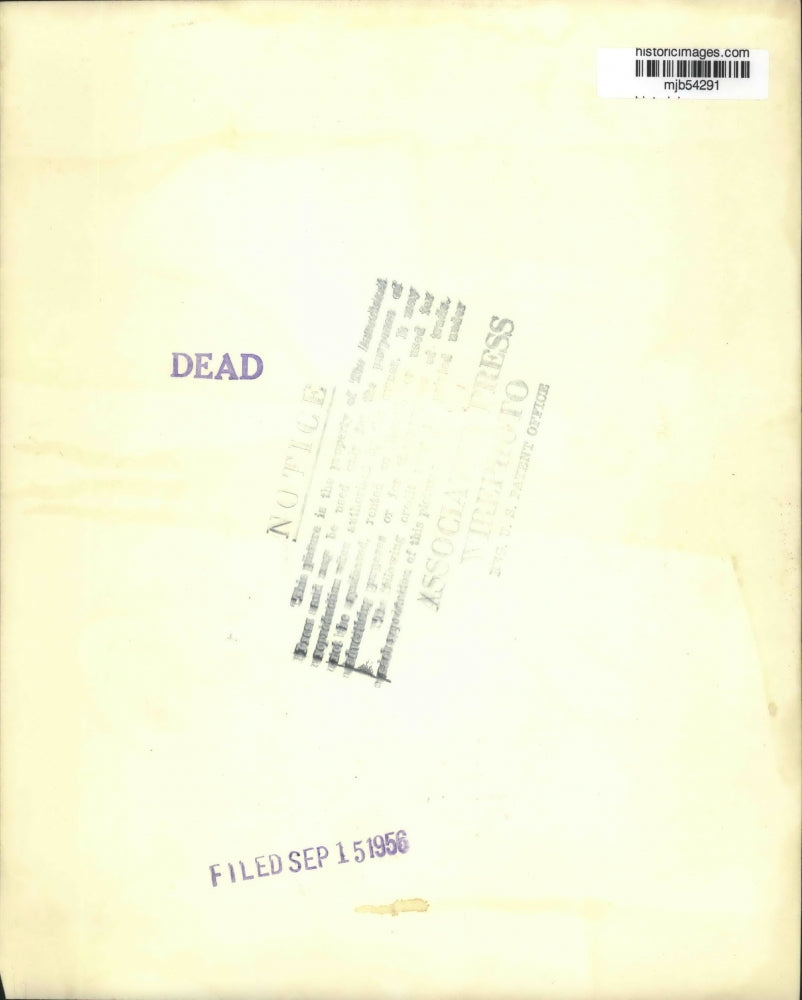 1956 Press Photo Garrett Byrne District Attorney with Joseph O'Keefe Witness