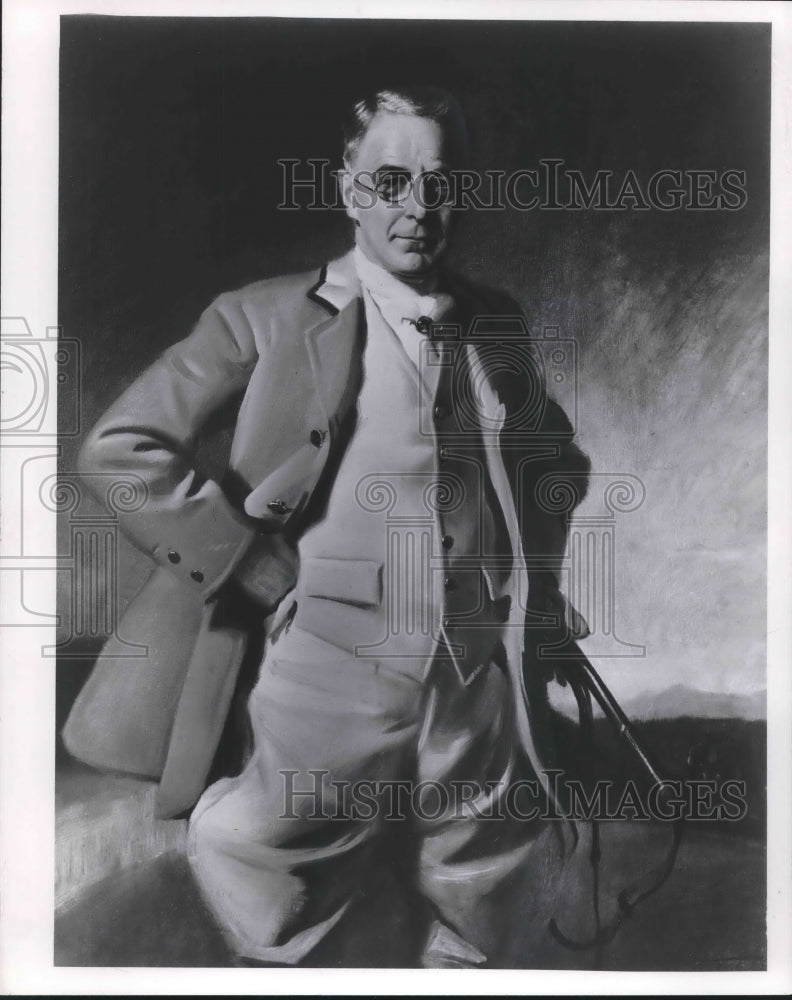 1972 Press Photo Portrait Of Ludington Patton In First Milwaukee Hunter Show
