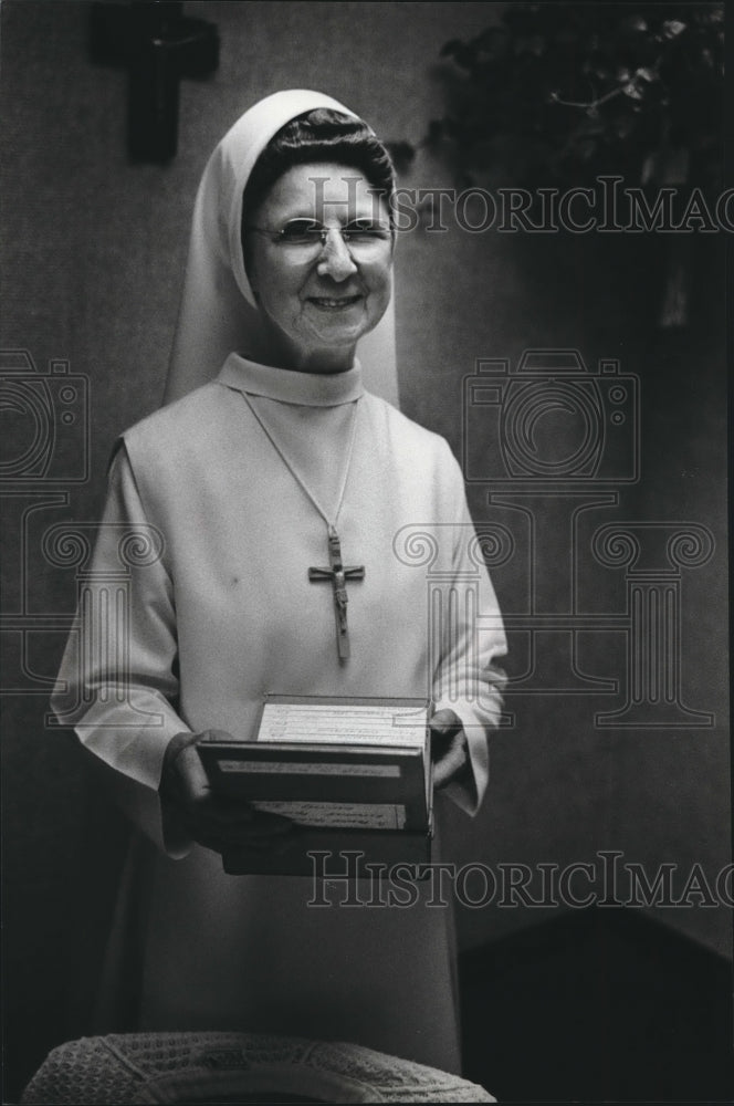 1980 Press Photo Mother Mary Leona At St. Francis Hospital- Historic Images