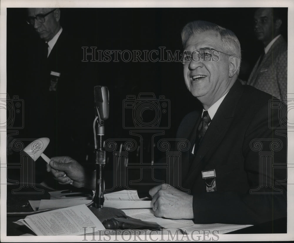 1964 Press Photo Ex-Bishop, H. Clifford Presiding at 1956 Methodist Conference