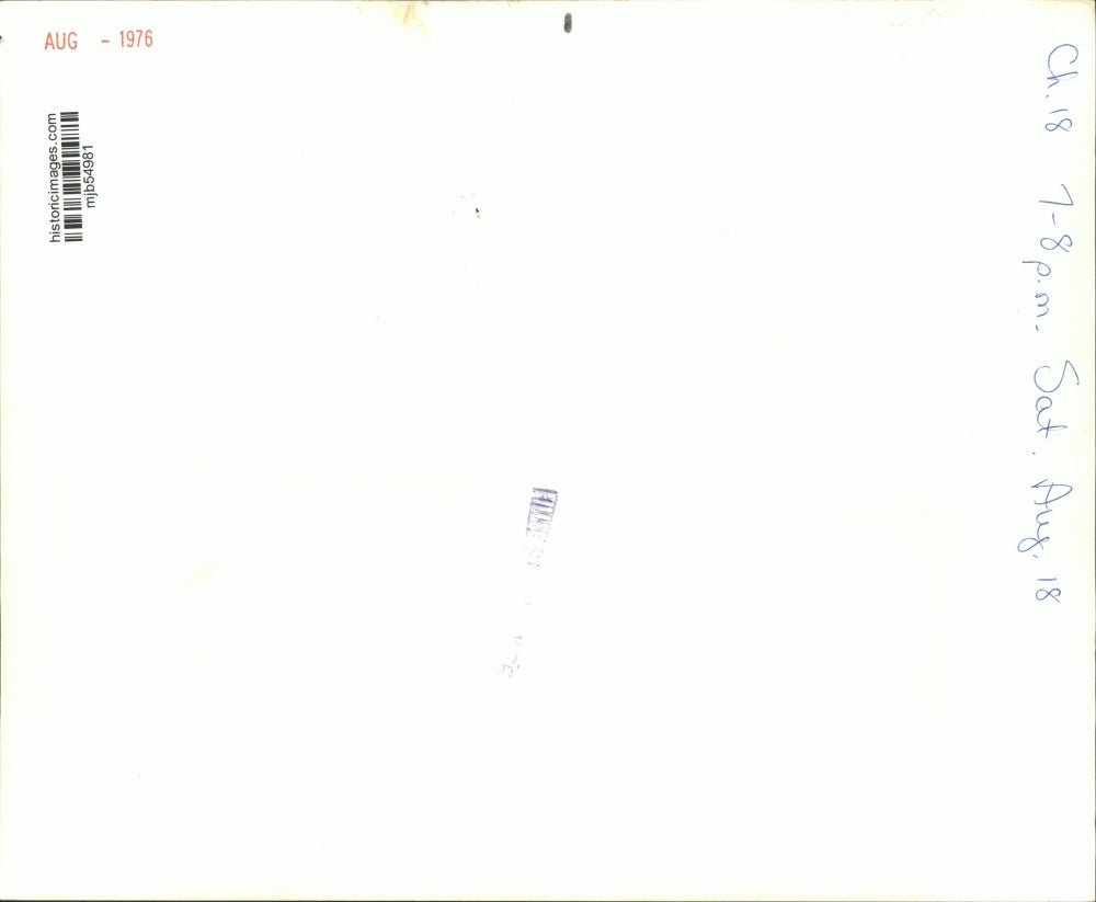 1976 Press Photo Oral Roberts Hosts One-Hour Television Special, Linville, NC