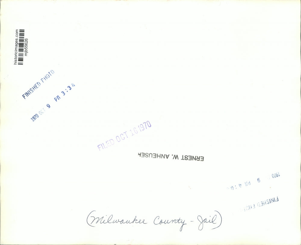 1970 Press Photo Milwaukee County Jail Kitchen - mjb55626