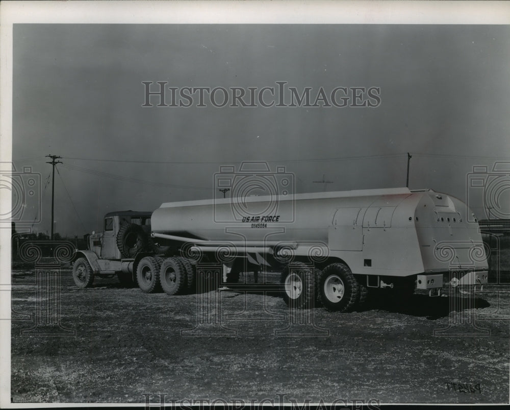 1951 Press Photo Heil Company Trucks, US Air Force logo - mjb55796- Historic Images