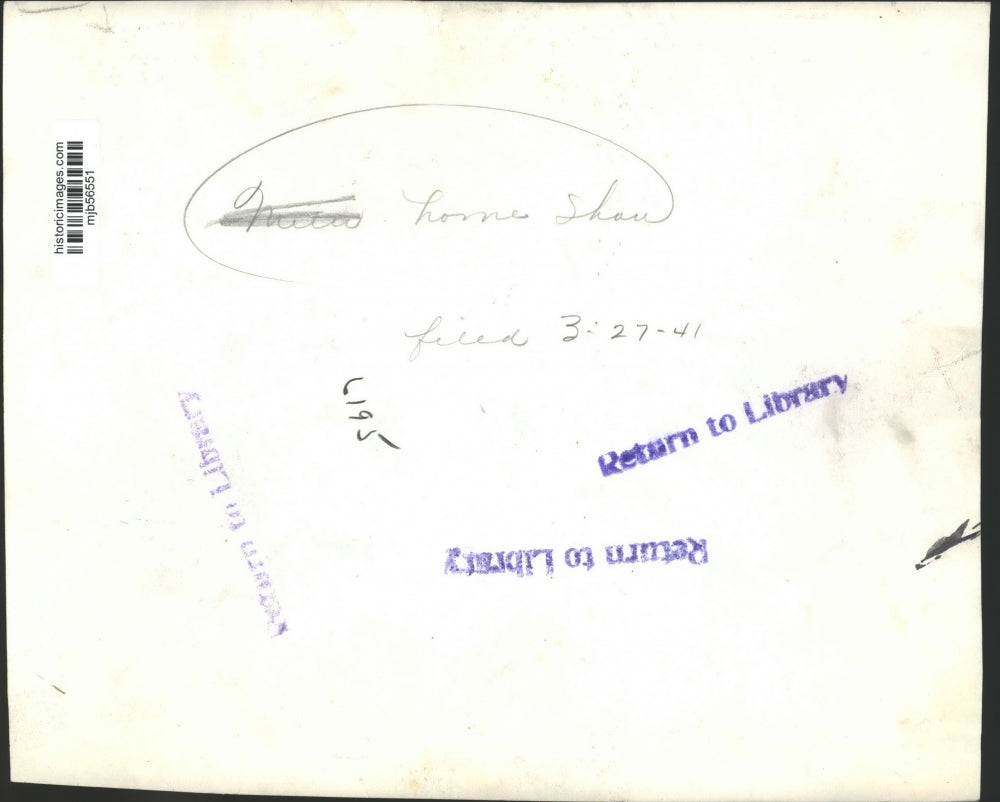 1941 Press Photo Overhead view of the home show. - mjb56551