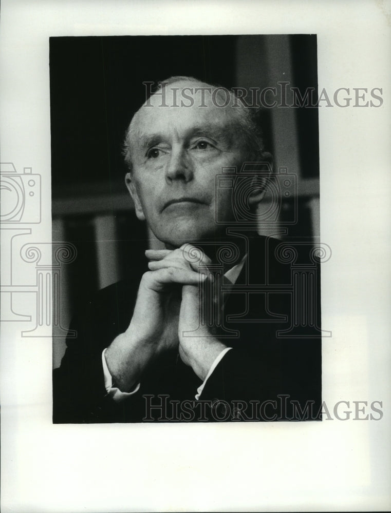 1971 Press Photo Sir Alec Douglas-Home, Britain's foreign secretary - mjb57105