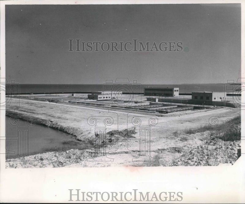 Load image into Gallery viewer, 1966 Press Photo South Shore Waste Treatment Plant exterior, Oak Creek

