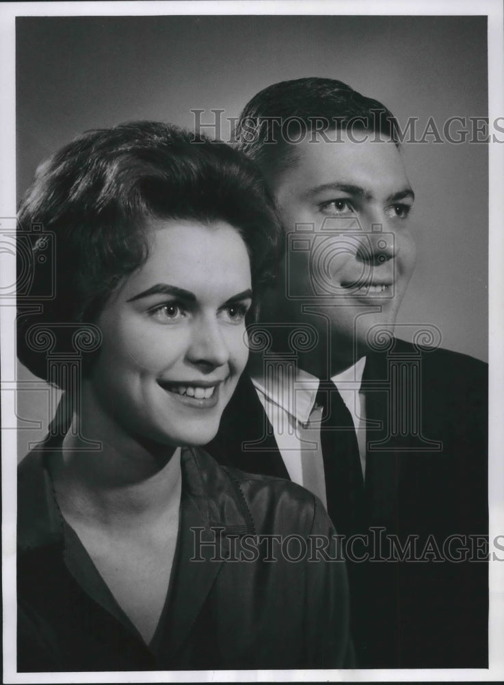 1962 Press Photo Nancy Jane Neman and Thomas Edward Hayes, Jr. Milwaukee, WI- Historic Images