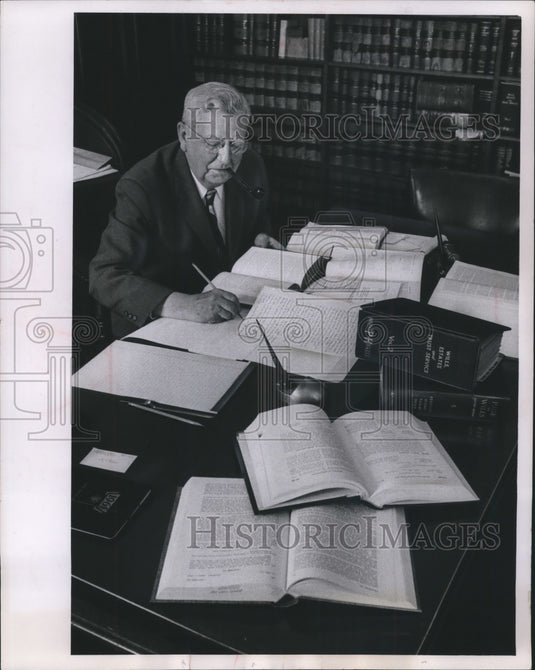 Press Photo Milwaukee County Judge Rudolph Mudroch - mjb58984