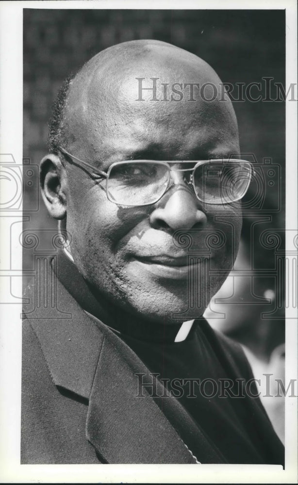 1981 Press Photo Cardinal Emmanuel Kiwanuka Nsubuga Of Uganda- Historic Images