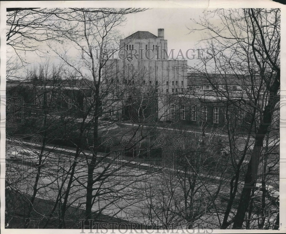 1954 Press Photo Exterior Milwaukee Filtration Plant - mjb59054- Historic Images