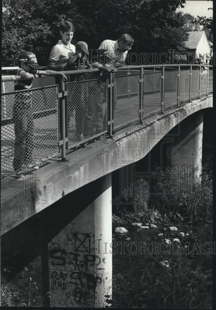 1989 Press Photo Lincoln Creek Parkway on North Side of Milwaukee- Historic Images